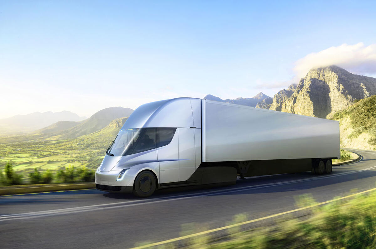 Tesla semi truck revealed with 5.0sec 0-60mph time
