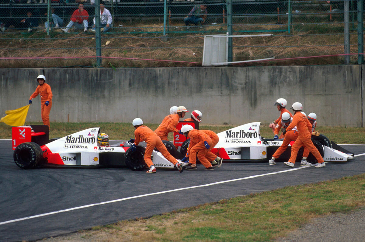 Ayrton Senna crash