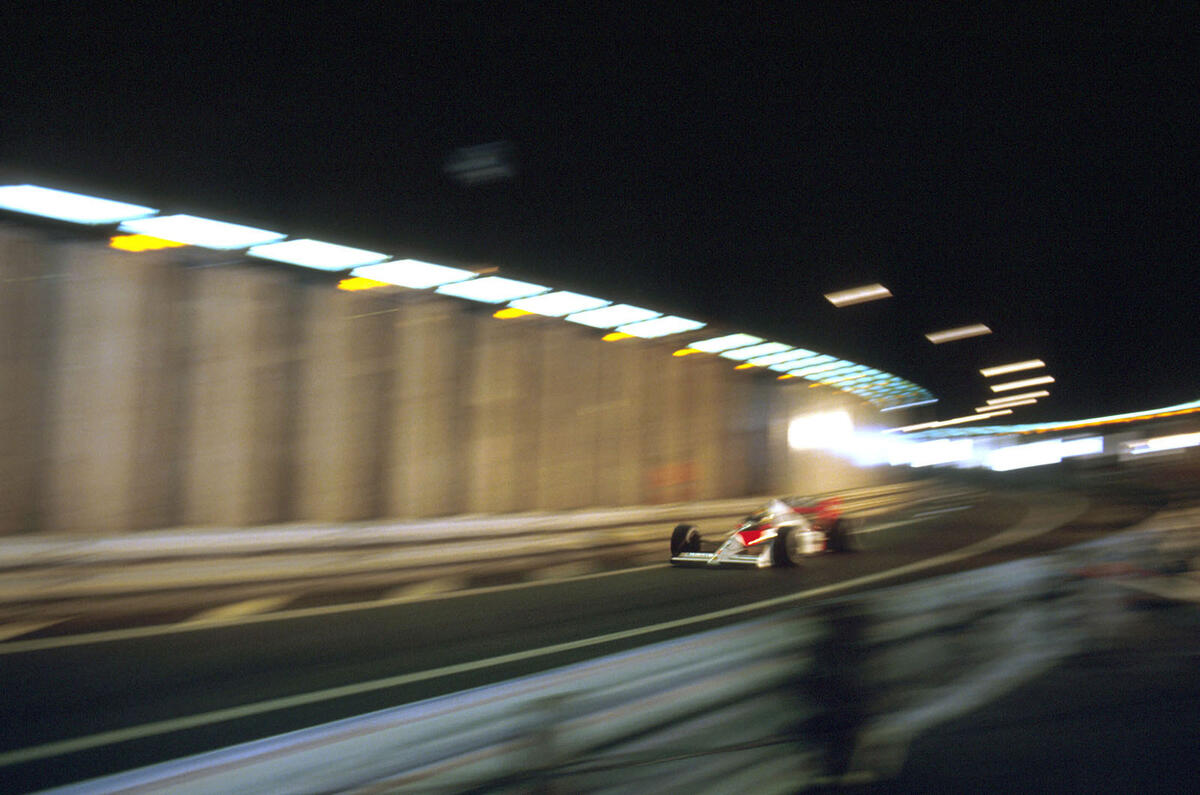 Ayrton Senna Monaco tunnel