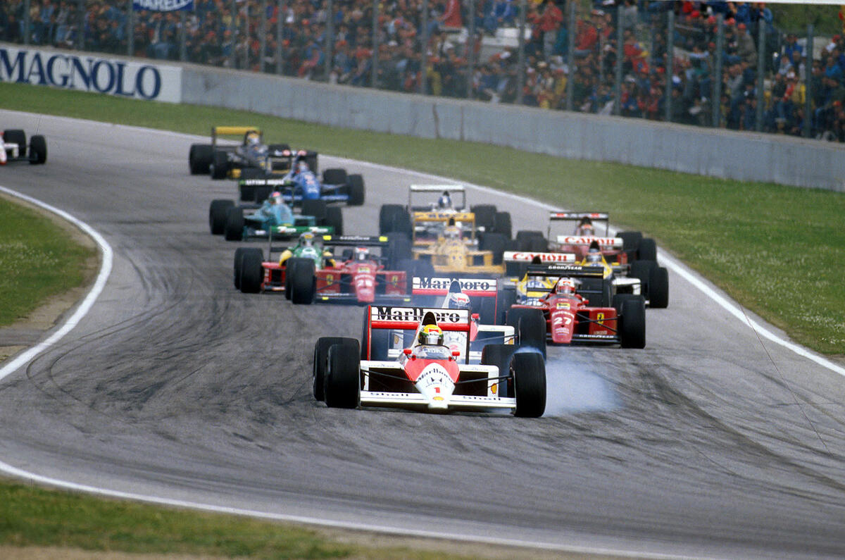 Ayrton Senna McLaren pole position