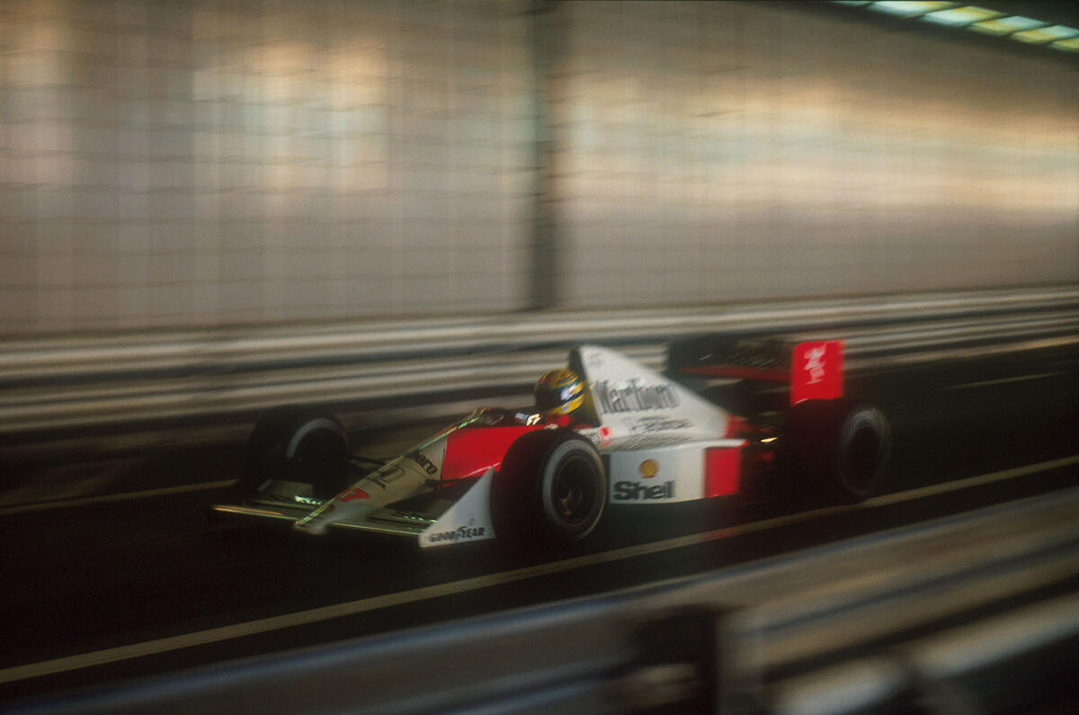 Ayrton Senna McLaren pole position