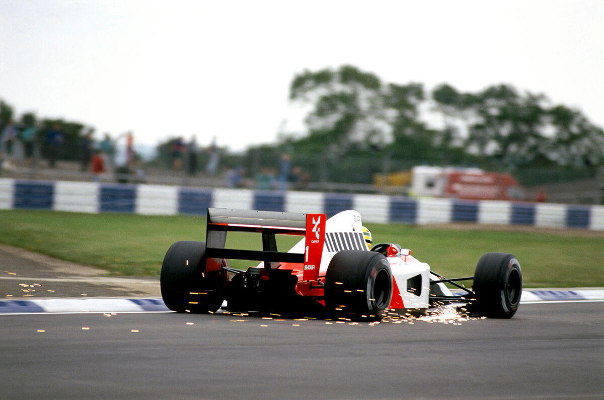 Ayrton Senna McLaren rear