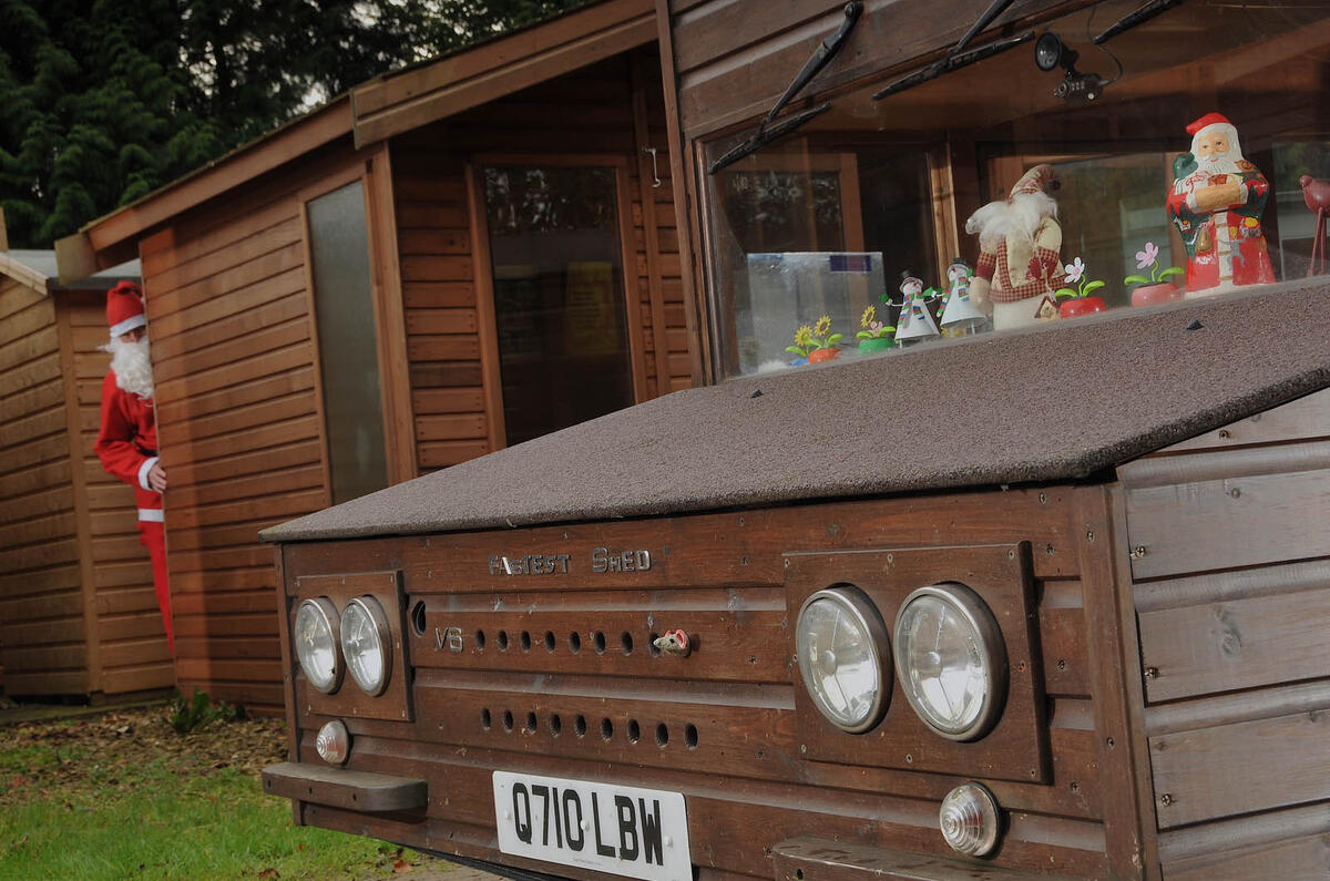 The world's fastest shed