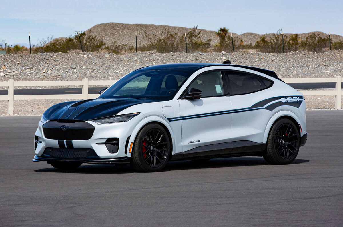 Shelby Ford Mustang Mach E GT 2023 front quarter static