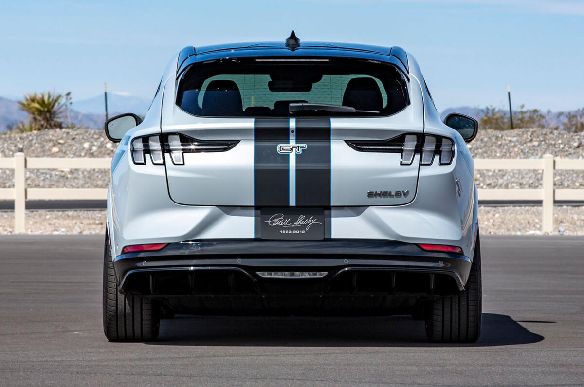 Shelby Ford Mustang Mach E GT 2023 rear static Shelby Ford Mustang Mach E GT 2023 rear static