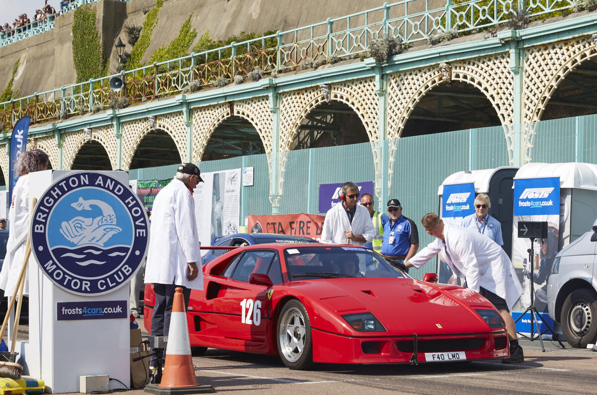 Ferrari F40 at Brighton seafront