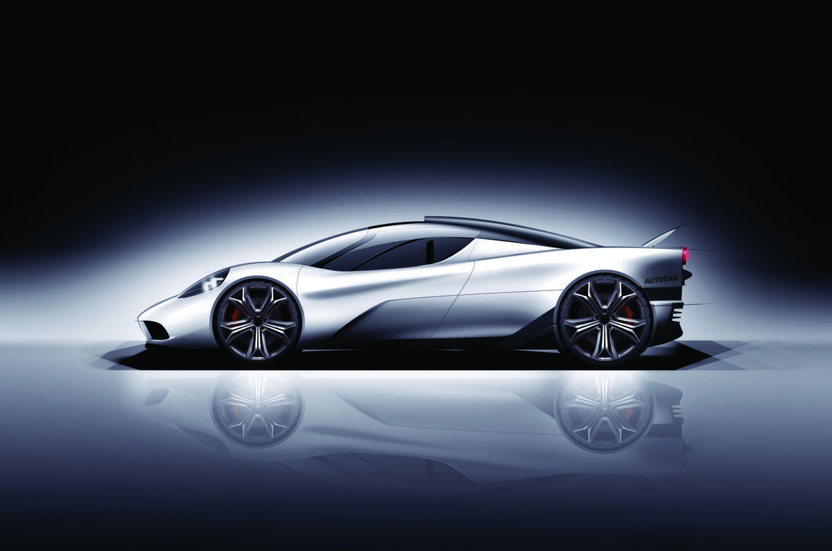 Gordon Murray's 2022 hypercar imagined by Autocar