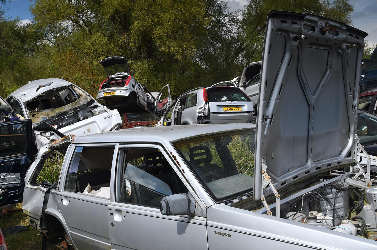 Silver scrap volvos Silver scrap volvos