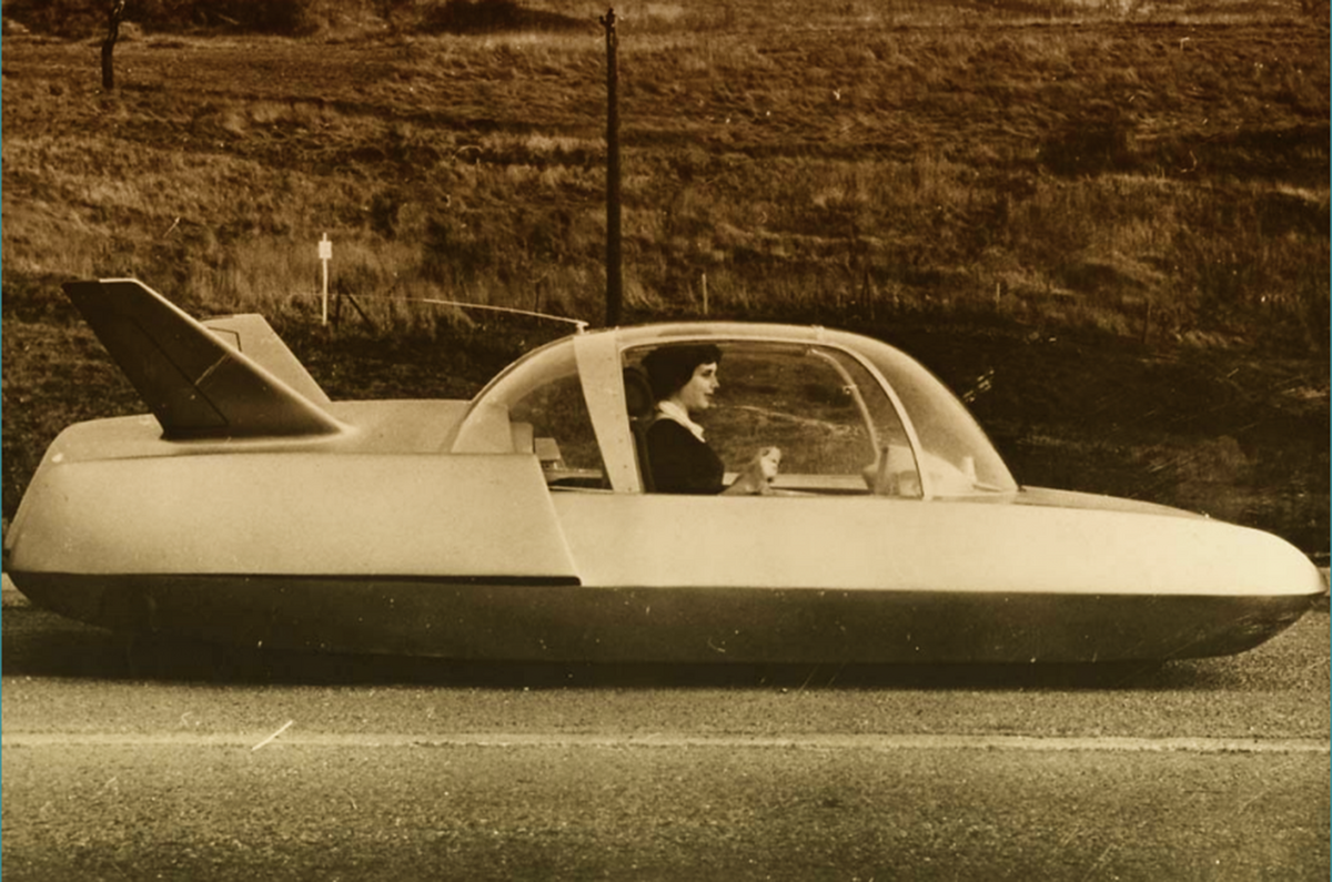 Atomic Simca Fulgur concept car of 1959 could drive itself