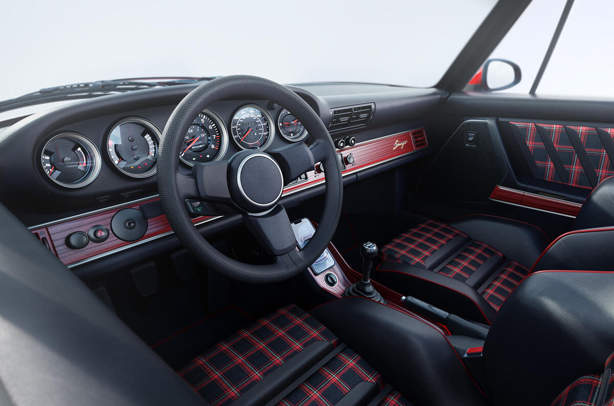 Singer Porsche 911 930 Turbo cabriolet 2022 interior