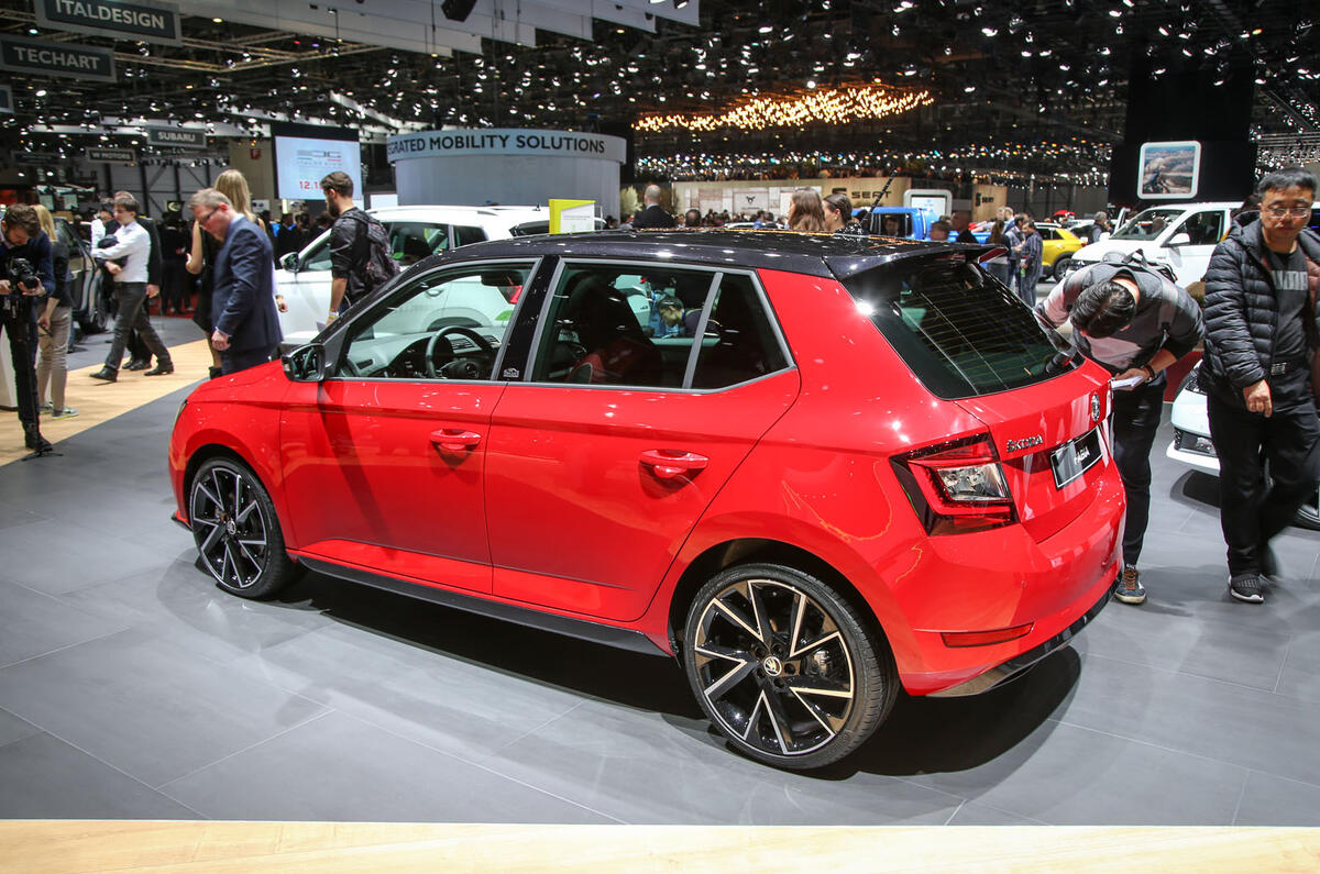 The Skoda Fabia has been shown at Geneva