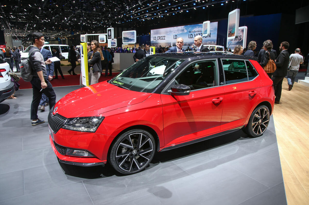 The Skoda Fabia has been shown at Geneva