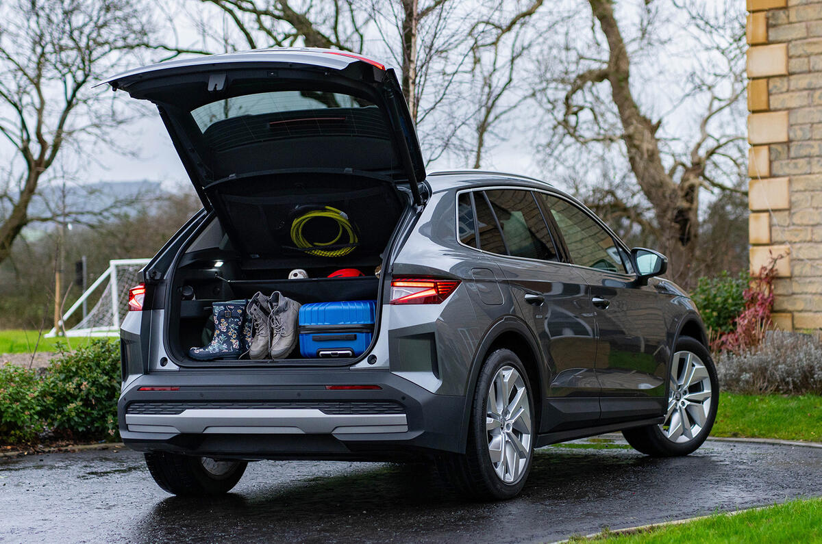 Skoda Elroq boot open Skoda Elroq boot open