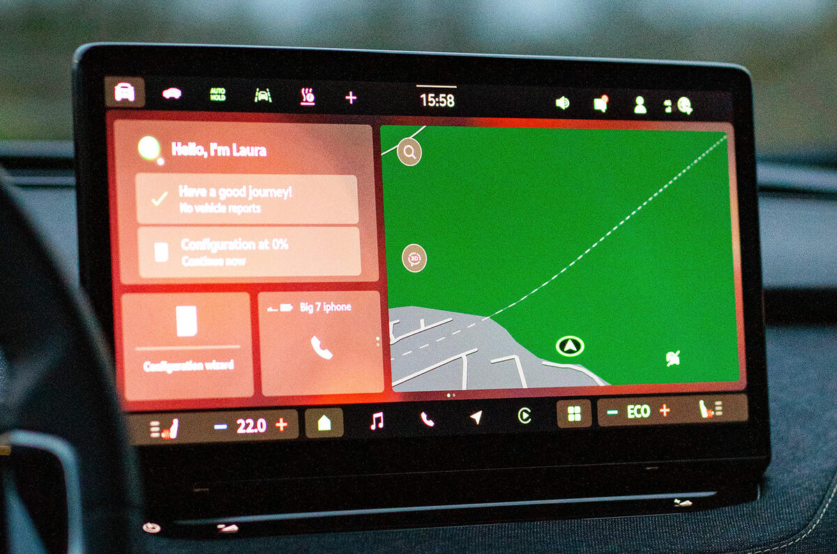Skoda Elroq touchscreen Skoda Elroq touchscreen
