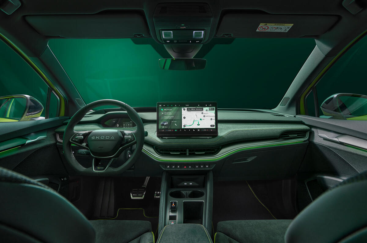 Skoda Elroq vRS dashboard Skoda Elroq vRS dashboard
