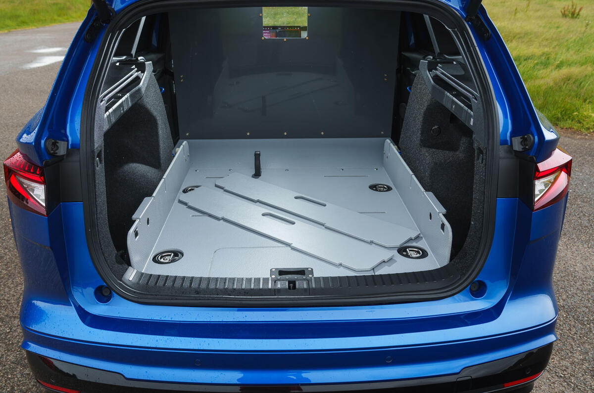 Skoda Enyaq Cargo load bay Skoda Enyaq Cargo load bay