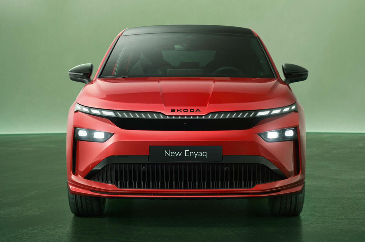 Skoda Enyaq Coupe facelift front