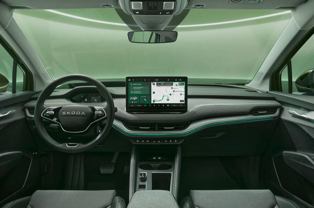 Skoda Enyaq facelift dashboard