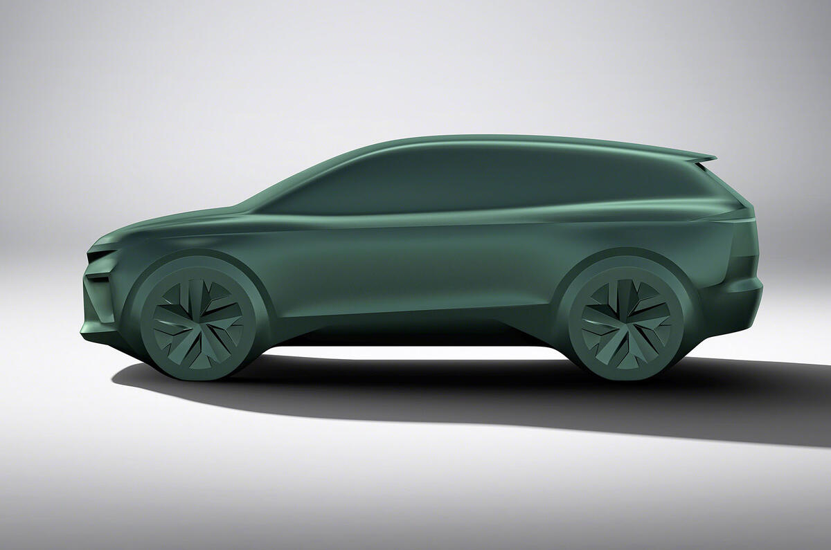 Skoda Enyaq side static Skoda Enyaq side static