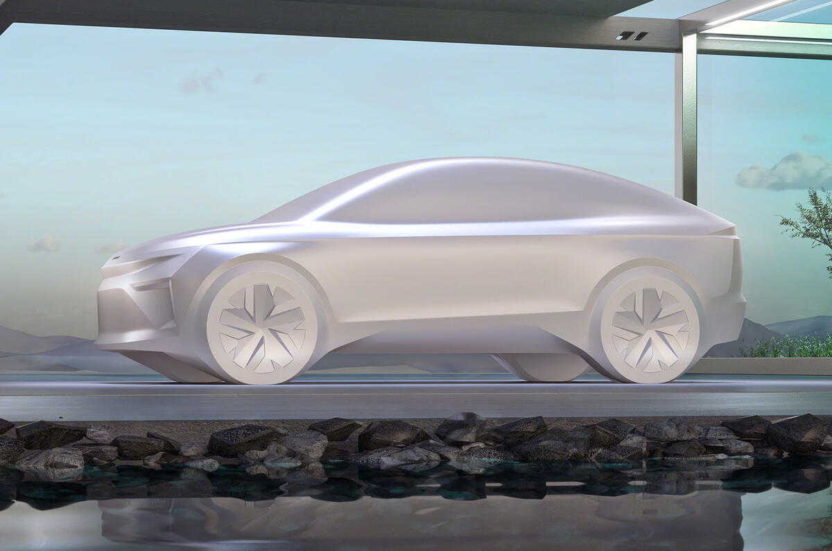 Skoda Enyaq side Skoda Enyaq side