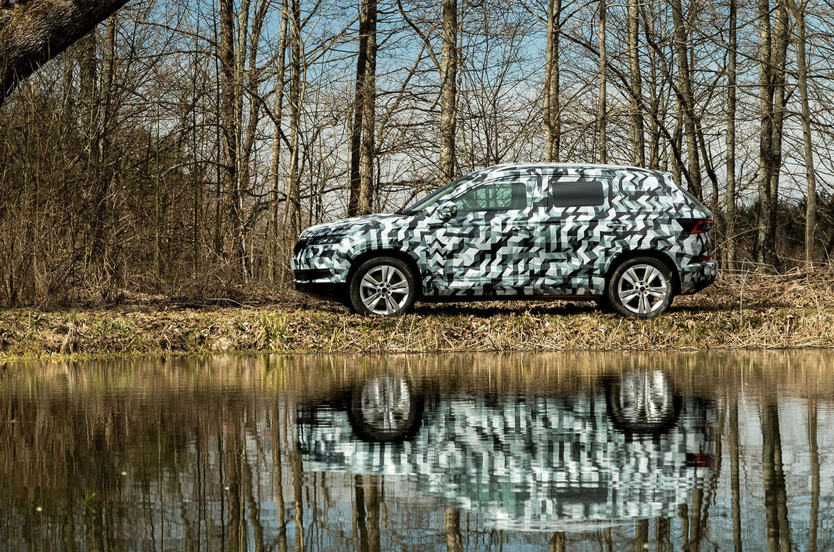 Skoda Karoq prototype driven