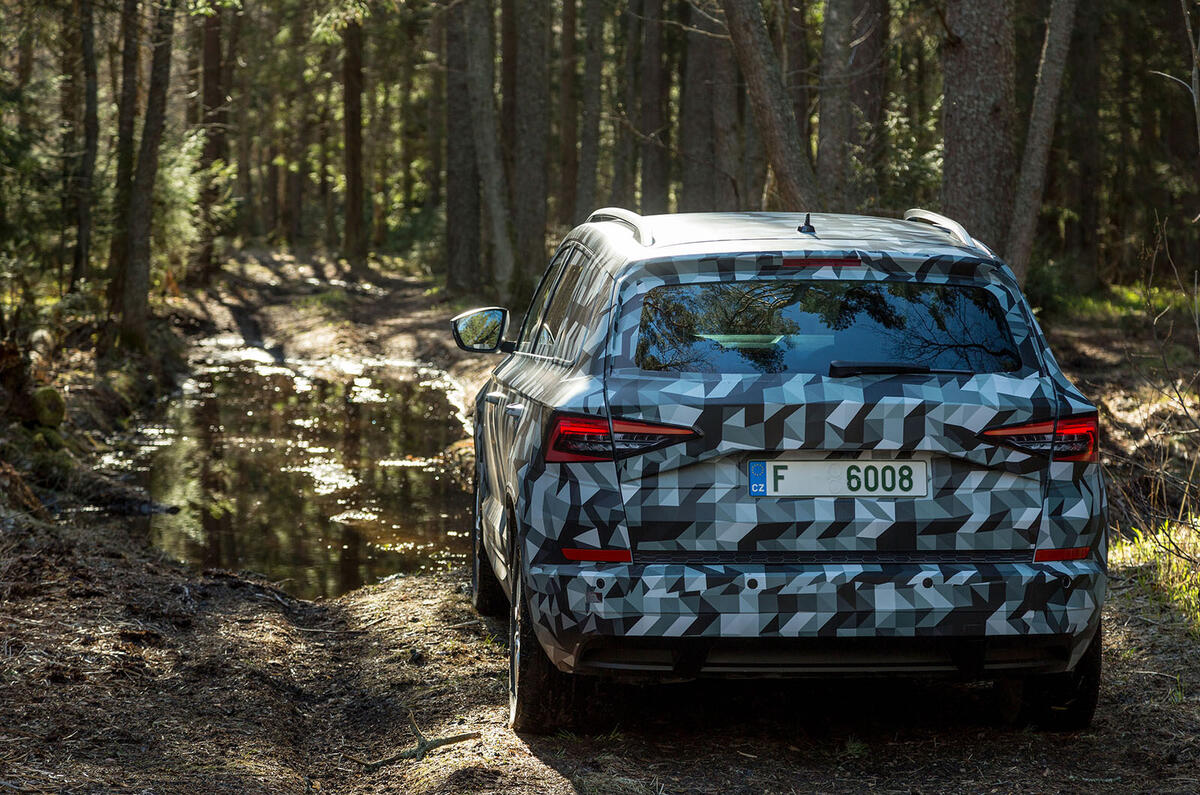 Skoda Karoq prototype driven