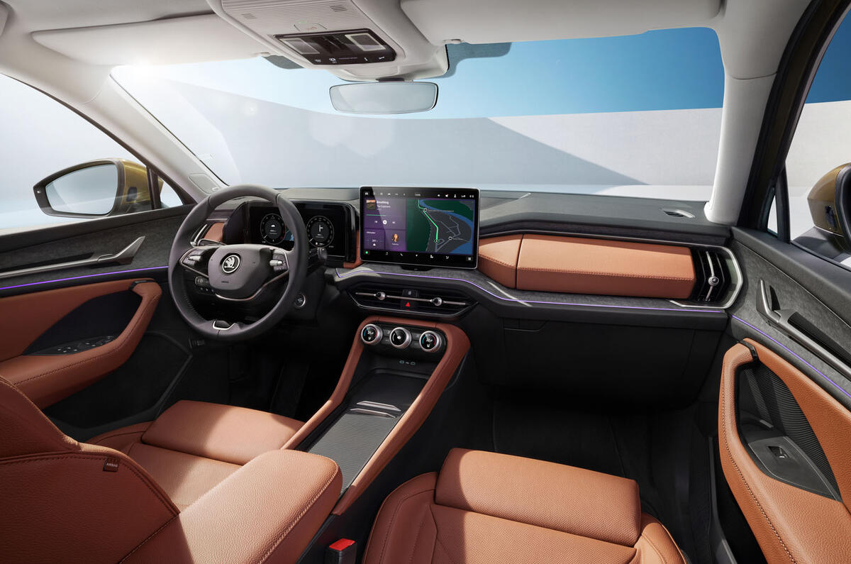 Skoda Kodiaq dashboard 2024 Skoda Kodiaq dashboard 2024