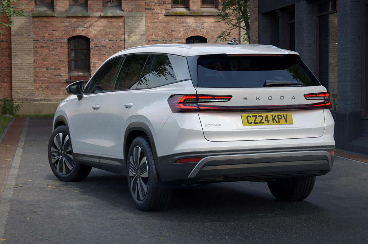 Skoda Kodiaq PHEV rear Skoda Kodiaq PHEV rear