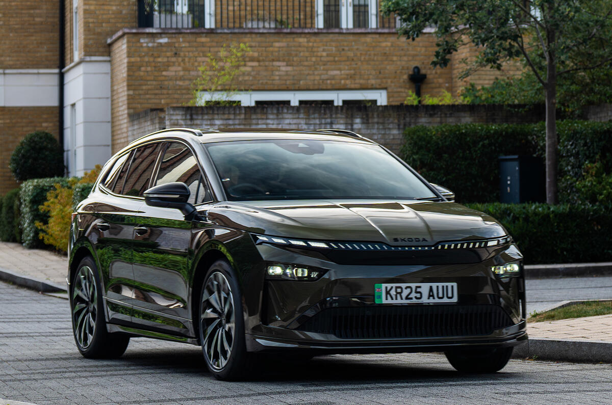 skoda perfectElectrifiedCompanyCar enyaqFront