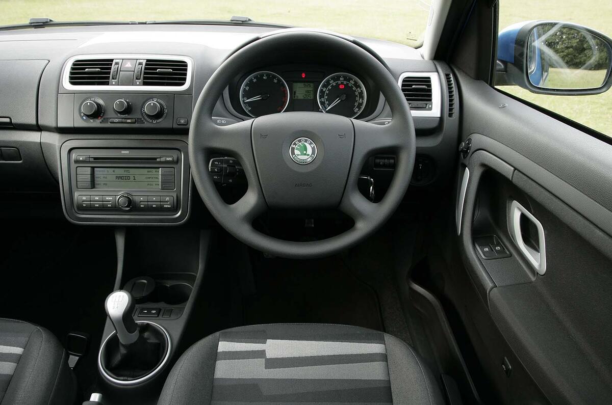 Skoda Roomster interior Skoda Roomster interior