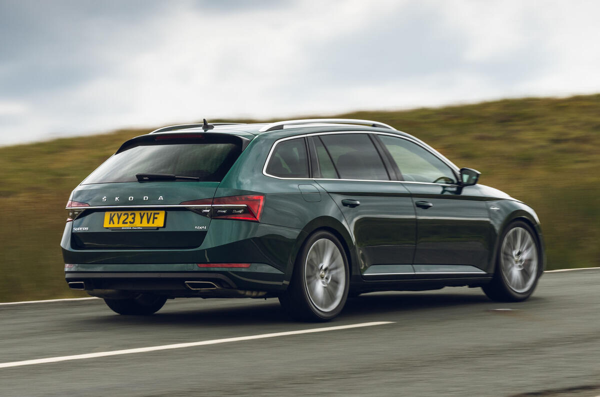 Skoda Superb Sleeper rear quarter Skoda Superb Sleeper rear quarter