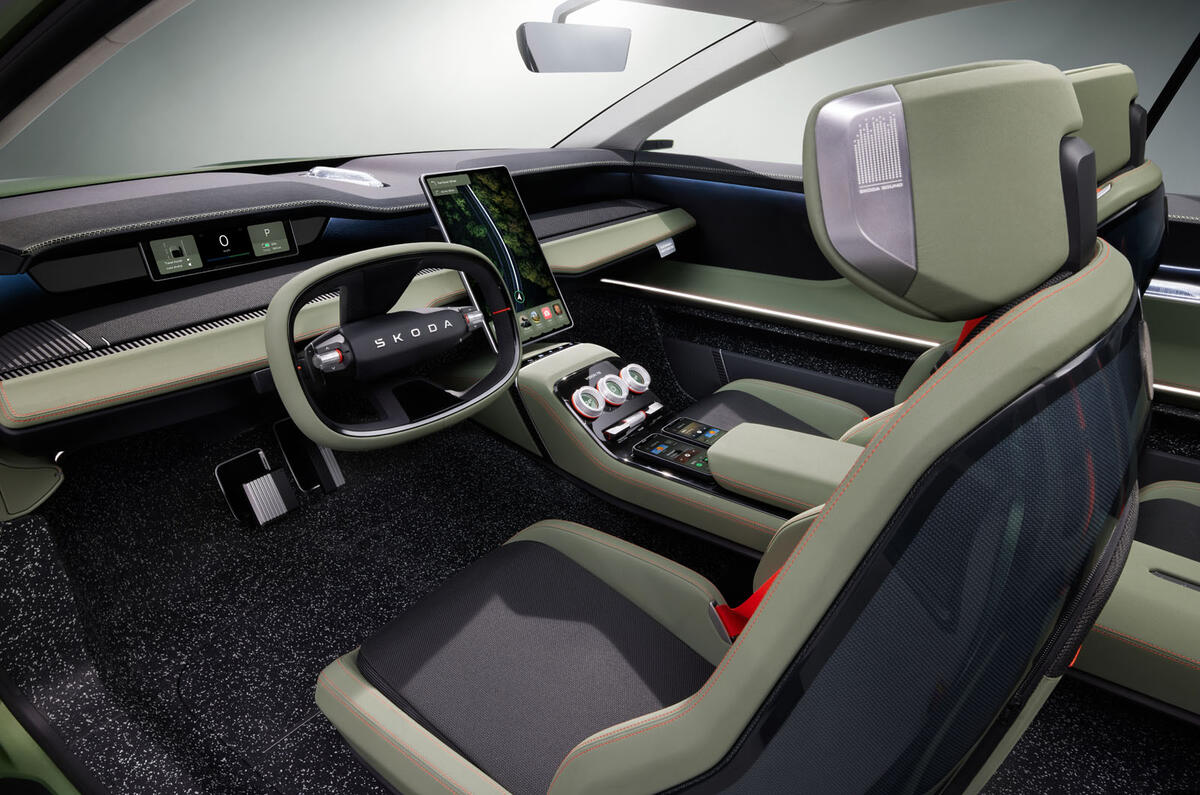 Skoda Vision 7S interior