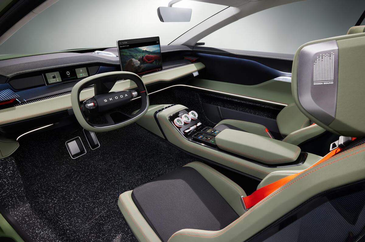Skoda Vision 7S interior 2 