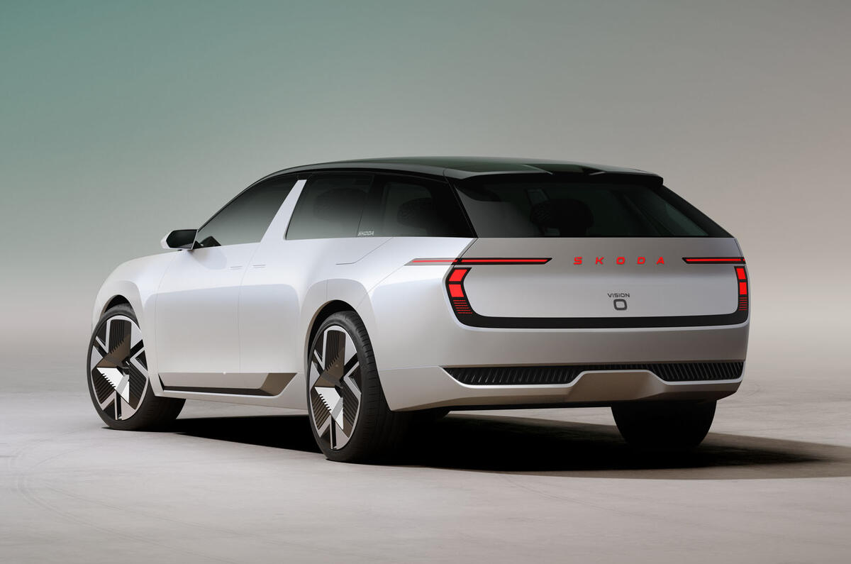 Skoda Vision O rear quarter static Skoda Vision O rear quarter static