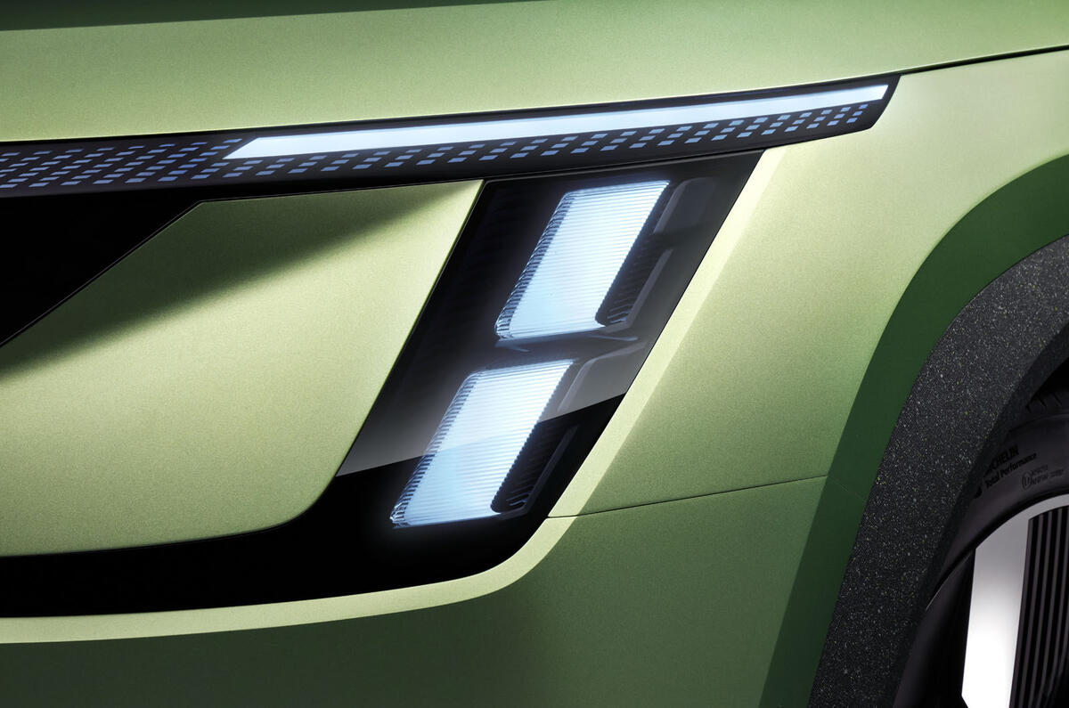 Skoda Vision front lights