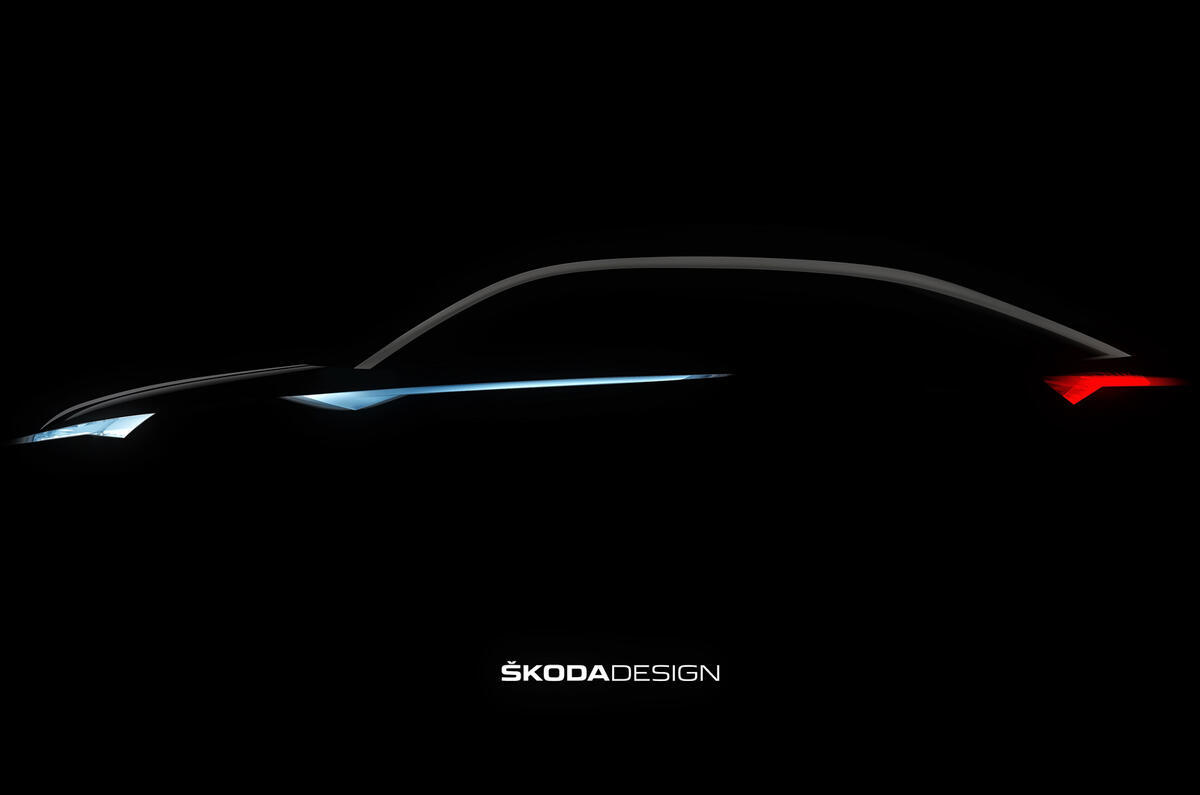 Skoda elctric SUV concept coupé