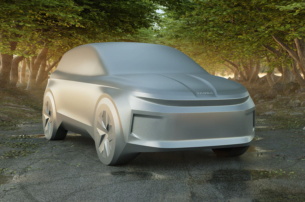 Skoda Elroq front three quarter Skoda Elroq front three quarter