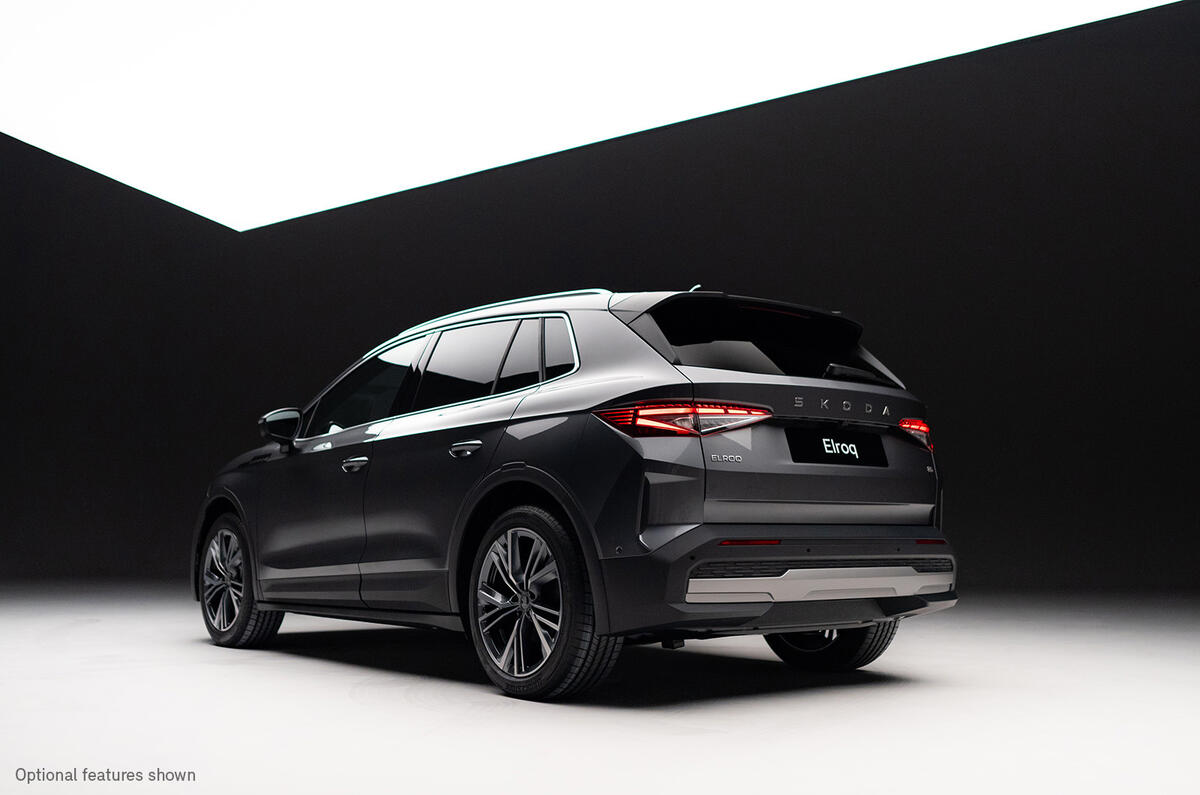 Skoda Elroq rear three quarters 1