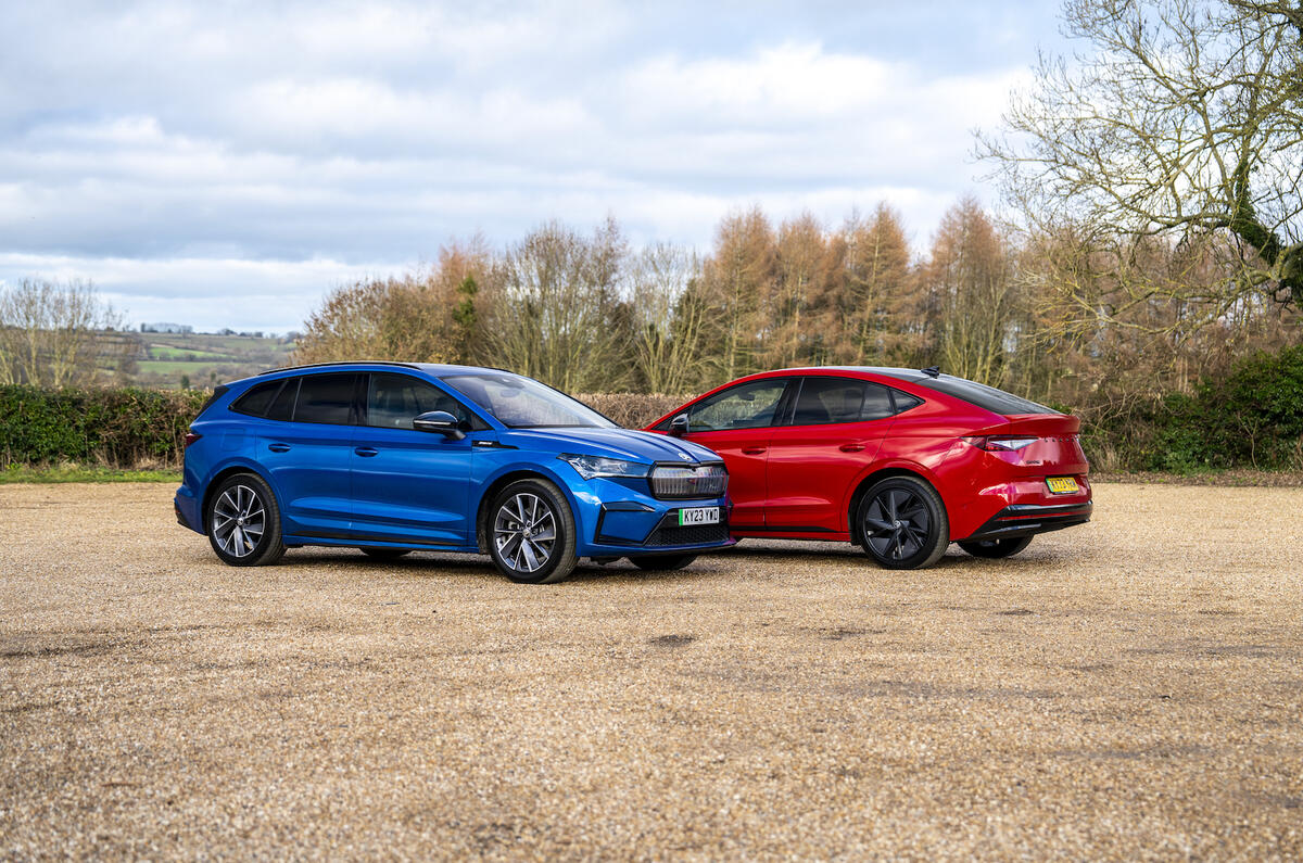 Feel Electric Skoda Enyaq SUV and Coupe