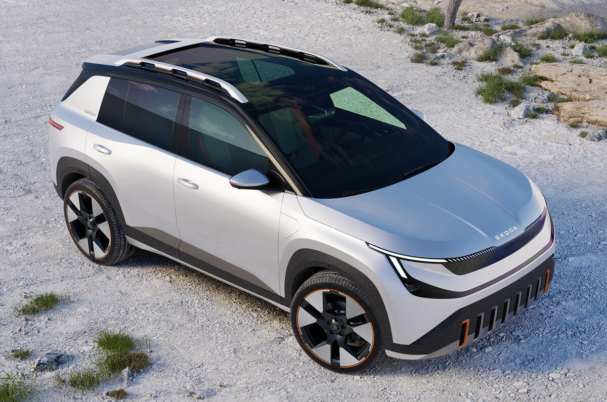 Skoda Epiq angled roof Skoda Epiq angled roof