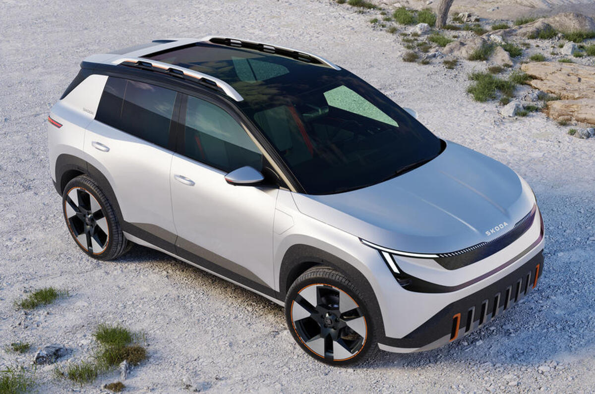 skoda epiq angled roof