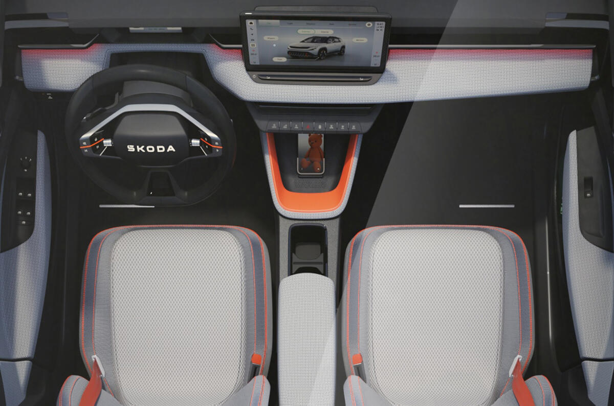 Skoda Epiq seats Skoda Epiq seats
