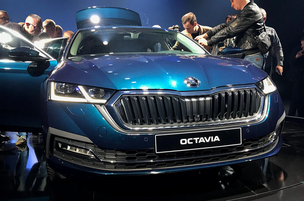 Skoda Octavia 2020 official launch - front grille