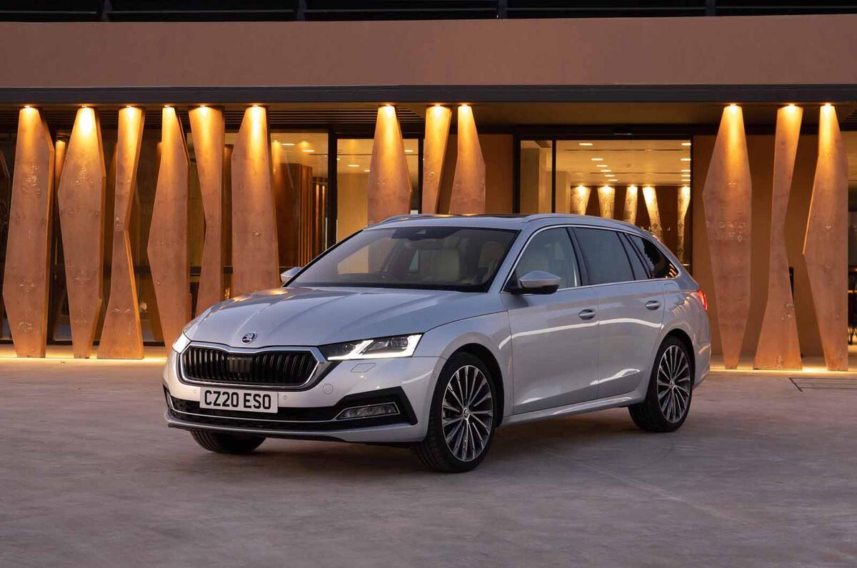 Skoda Octavia estate front Skoda Octavia estate front