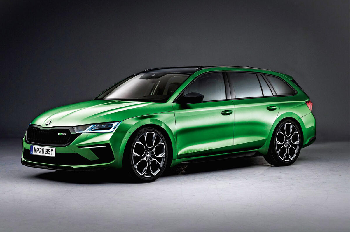 Skoda Octavia vRS render Skoda Octavia vRS render