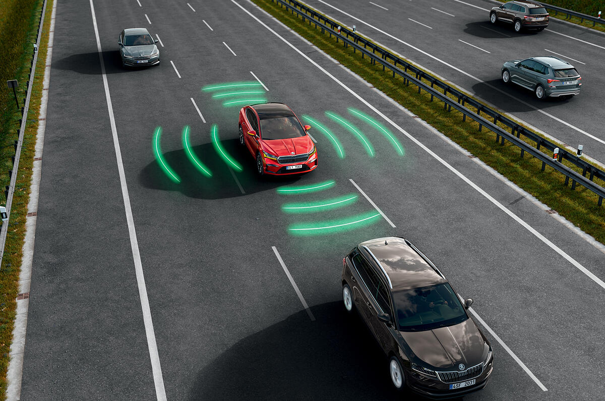 Skoda safety tech emergency assist Skoda safety tech emergency assist
