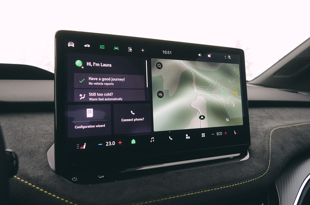 Skoda infotainment touchscreen