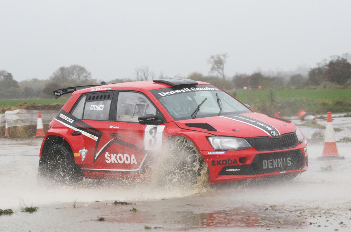 Skodaru rally car Skodaru rally car