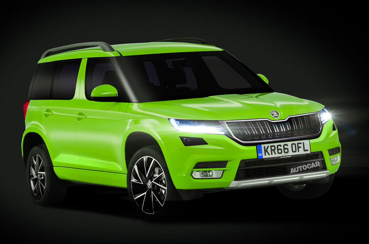 2018 Skoda Yeti as imagined by Autocar
