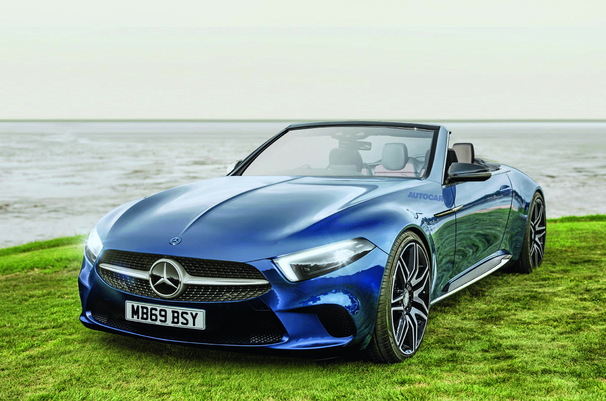 Next-gen Mercedes SL, as imagined by Autocar